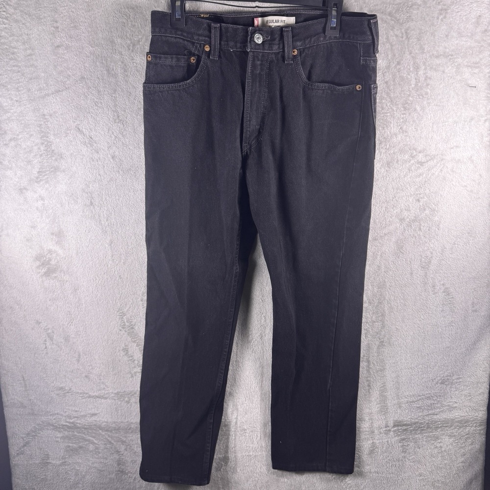 Vintage Levi's  505 Made in USA Black Denim Jeans - 33x32 2003 Y2K
